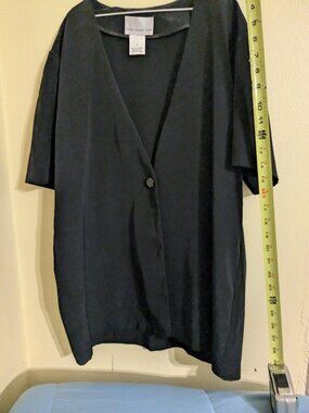 Black blouse.